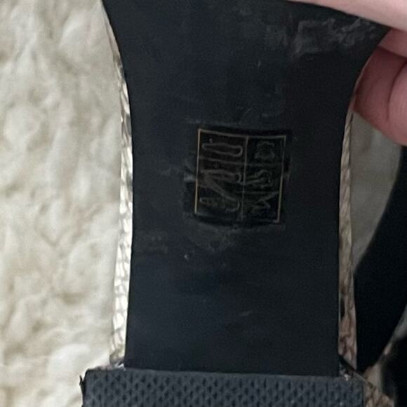 Jeffery Campbell Lindsay Snake Embossed Leather Heels - Picture 7 of 10